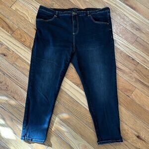 Universal Standard Black Seine High Rise Skinny Jean Size 24